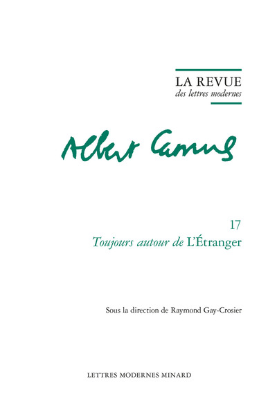 Image de La Revue des lettres modernes
