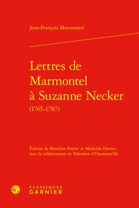 Image de Lettres de Marmontel à Suzanne Necker