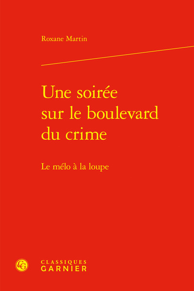 Picture of Une soirée sur le boulevard du crime