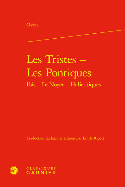 Picture of Les Tristes - Les Pontiques