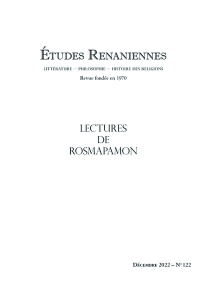 Picture of Études renaniennes