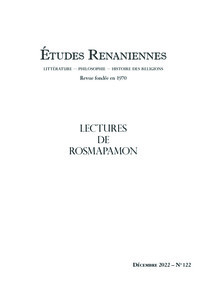 Picture of Études renaniennes
