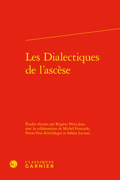 Image de Les Dialectiques de l'ascèse
