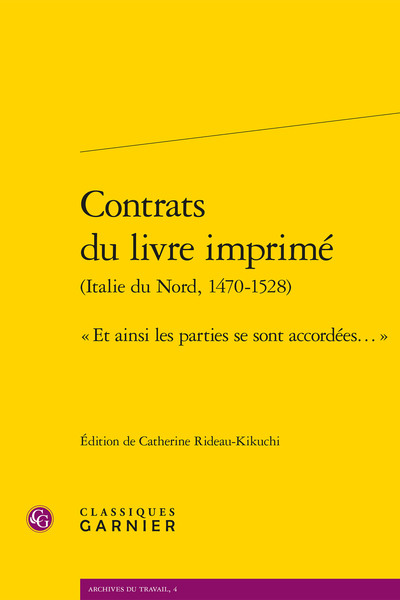 Image de Contrats du livre imprimé