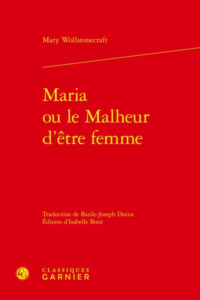 Picture of Maria ou le Malheur d'être femme