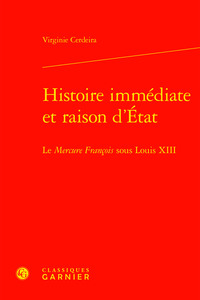 Image de Histoire immédiate et raison d'État
