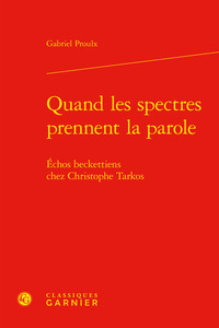 Image de Quand les spectres prennent la parole