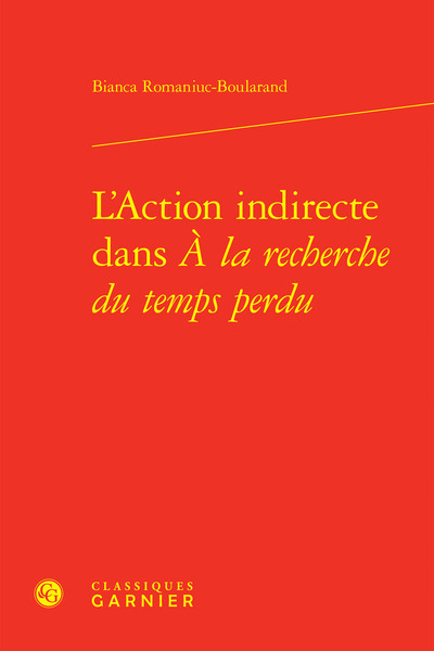 Picture of L'Action indirecte dans À la recherche du temps perdu