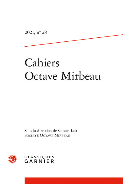 Image de Cahiers Octave Mirbeau