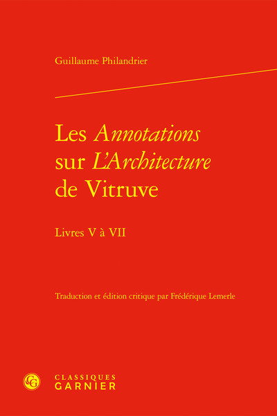 Image de Les Annotations sur L'Architecture de Vitruve