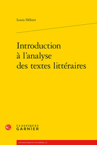 Picture of Introduction à l'analyse des textes littéraires