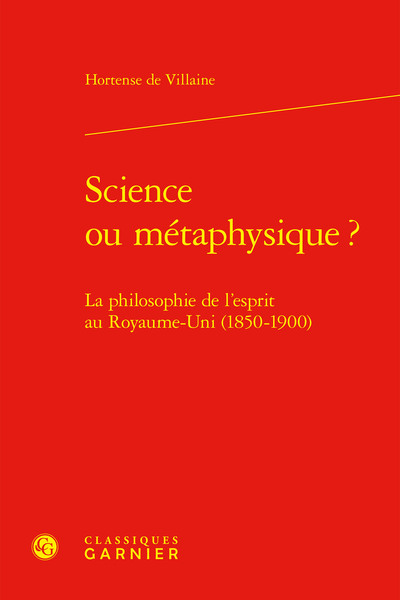 Picture of Science ou métaphysique ?