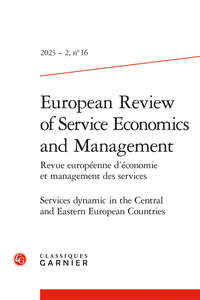 Picture of European Review of Service Economics and Management