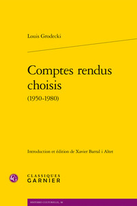 Image de Comptes rendus choisis