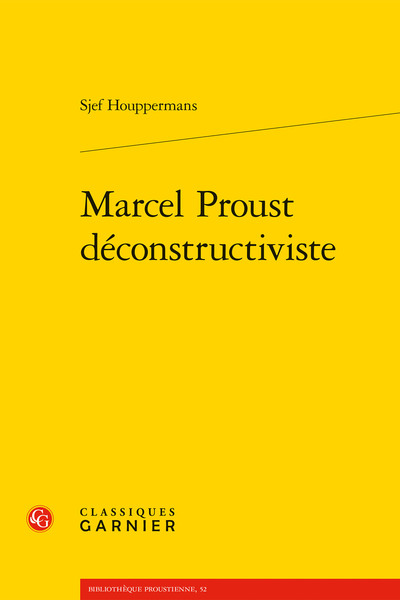 Picture of Marcel Proust déconstructiviste