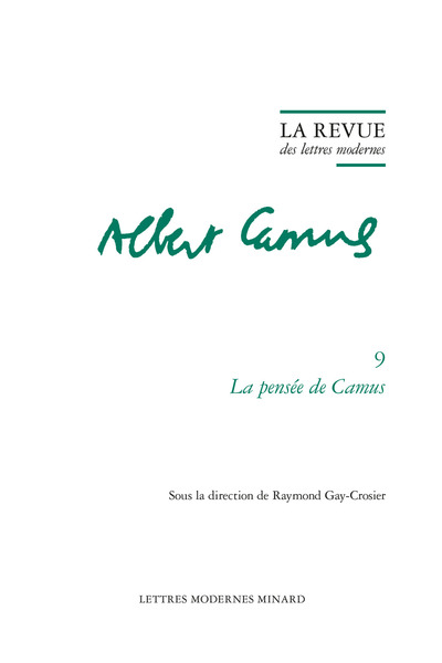 Picture of La Revue des lettres modernes