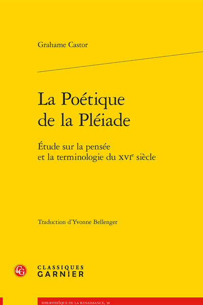 Picture of La Poétique de la Pléiade