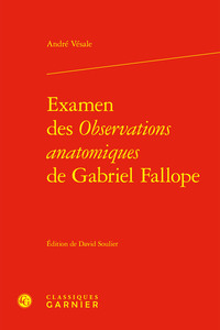 Picture of Examen des Observations anatomiques de Gabriel Fallope