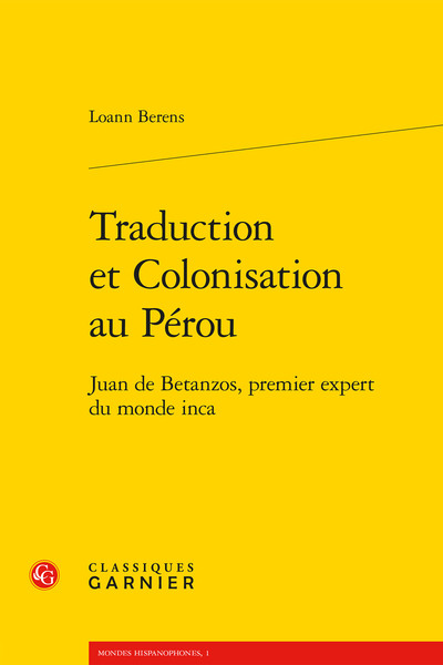 Picture of Traduction et Colonisation au Pérou