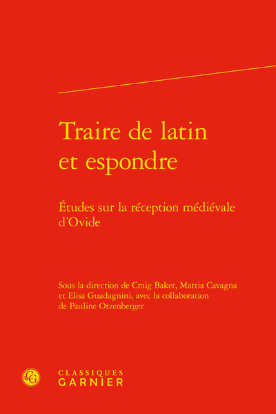 Image de Traire de latin et espondre