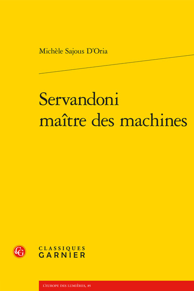 Picture of Servandoni maître des machines