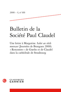 Picture of Bulletin de la Société Paul Claudel
