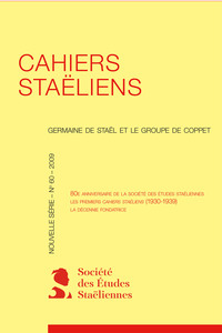 Picture of Cahiers staëliens