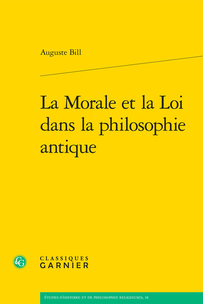 Image de La Morale et la Loi dans la philosophie antique