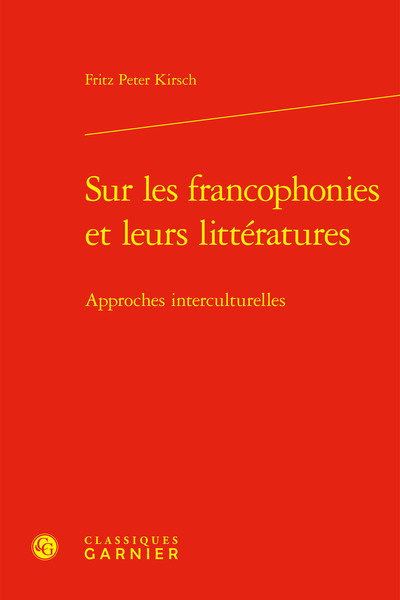 Picture of Sur les francophonies et leurs littératures