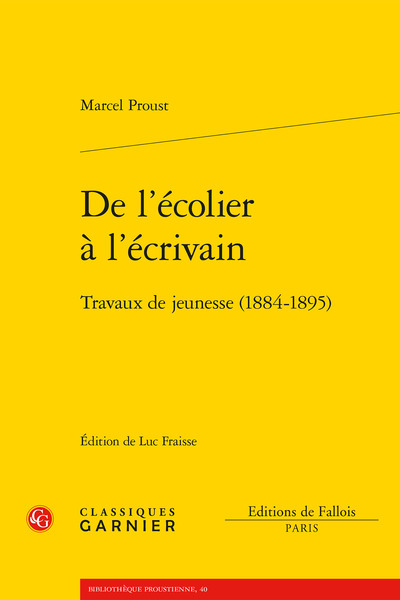 Picture of De l'écolier à l'écrivain