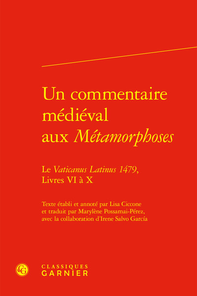 Picture of Un commentaire médiéval aux Métamorphoses