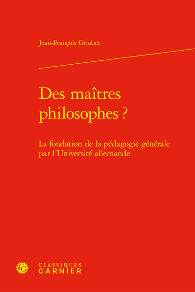 Image de Des maîtres philosophes?