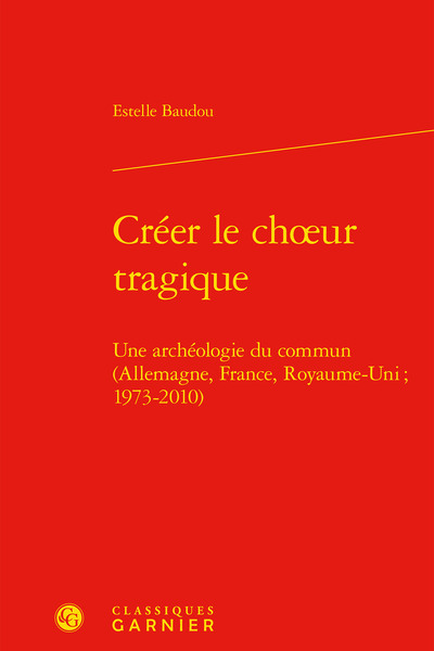 Picture of Créer le choeur tragique