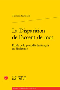 Image de La Disparition de l'accent de mot