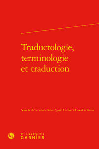 Image de Traductologie, terminologie et traduction