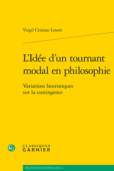 Picture of L'Idée d'un tournant modal en philosophie