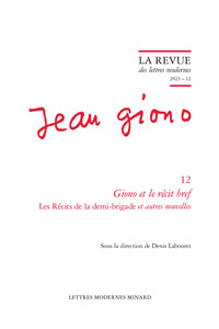 Picture of Giono et le récit bref