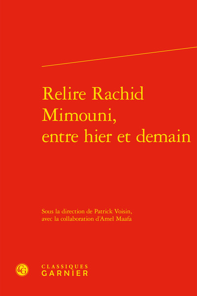 Picture of Relire Rachid Mimouni, entre hier et demain
