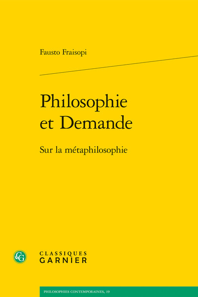 Picture of Philosophie et Demande