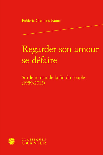 Picture of Regarder son amour se défaire