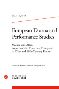Image de European Drama and Performance Studies