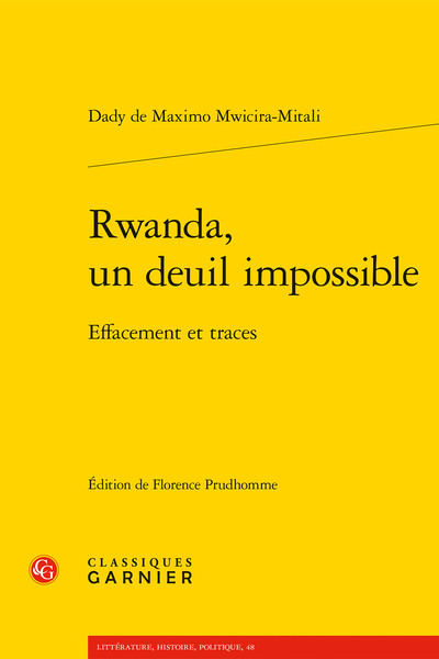 Picture of Rwanda, un deuil impossible