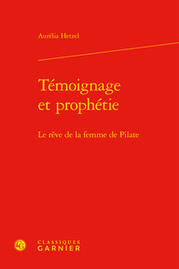 Image de Témoignage et prophétie
