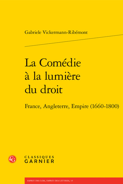 Picture of La Comédie à la lumière du droit