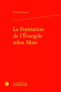 Image de La Formation de l'Évangile selon Marc