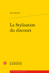 Picture of La Stylisation du discours
