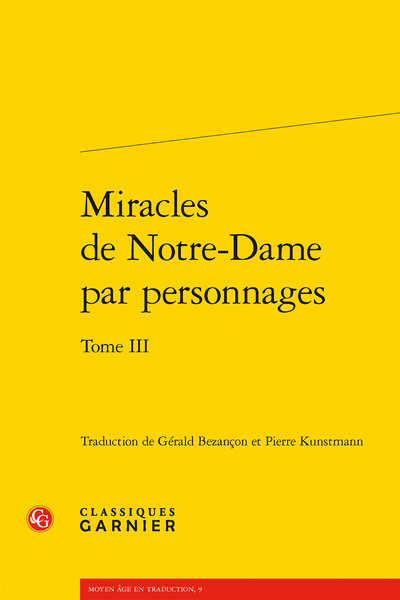 Picture of Miracles de Notre-Dame par personnages