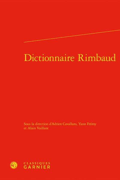 Picture of Dictionnaire Rimbaud