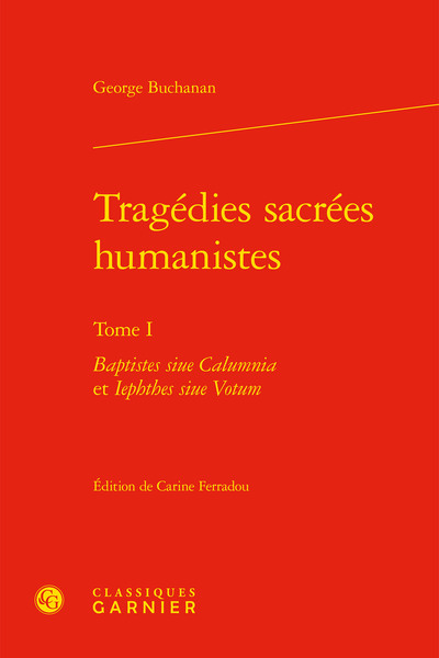 Image de Tragédies sacrées humanistes