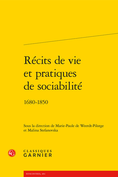 Picture of Récits de vie et pratiques de sociabilité